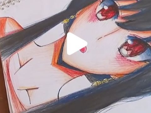 Like a Professional, This Elementary School Student is Great at Drawing Anime with Surprising Results