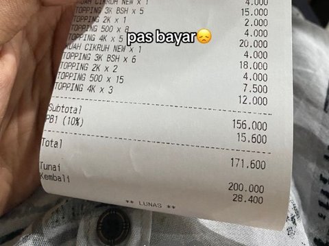 Netizen's Experience Story Buying Buffet Seblak for Hundreds of Thousands, Creates a Stir