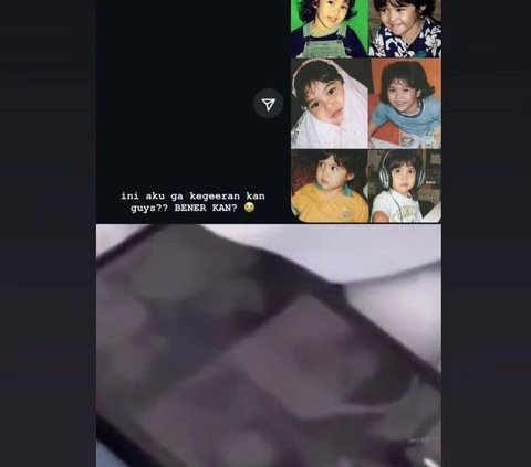 Portrait of Syifa Hadju's Phone Wallpaper Captured, Displaying a Childhood Photo of El Rumi, So Adorable!