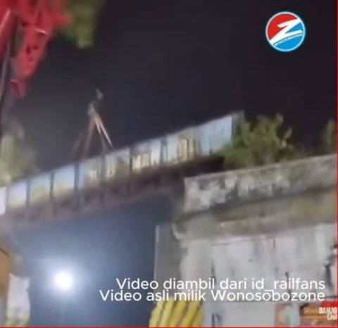 Jembatan Kereta Api Nonaktif di Wonosobo Dibongkar