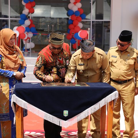 Peresmian Gedung Perpustakaan Siak