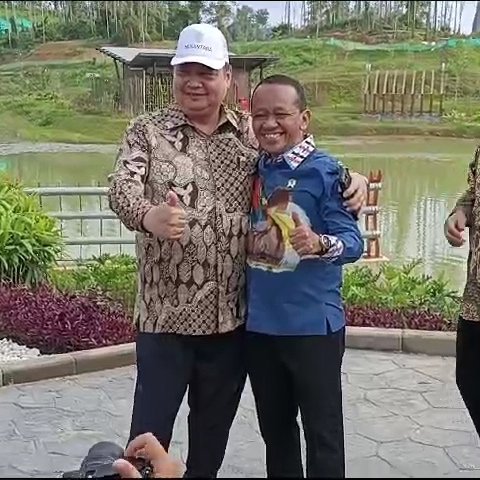 Airlangga dan Bahlil di IKN