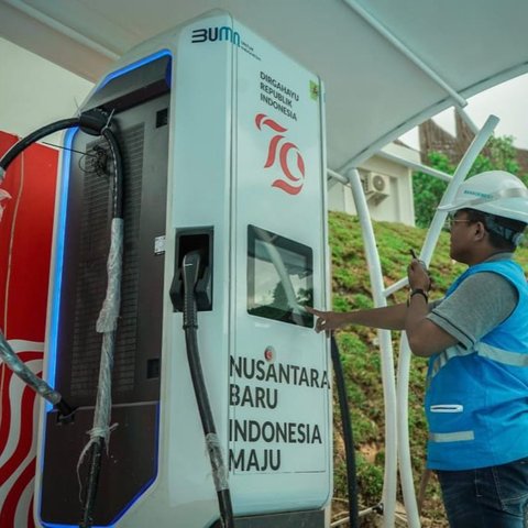 Mantap! 18 Unit SPKLU PLN Siap Layani Kendaraan Listrik HUT RI ke 79 di IKN