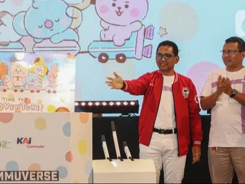 FOTO: Tampilan Imut Kartu KRL Edisi BT21 untuk Para Pengguna Commuter Line