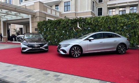 Perayaan HUT RI ke-79 di IKN semakin megah dengan penggunaan 16 mobil listrik Mercedes-Benz