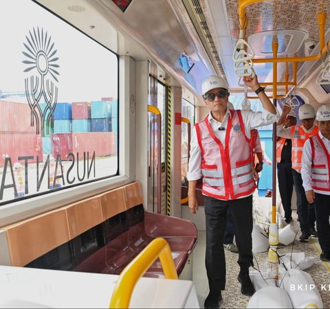 Penampakan Kereta Tanpa Rel di IKN, Mulai Beroperasi 5 Agustus 2024