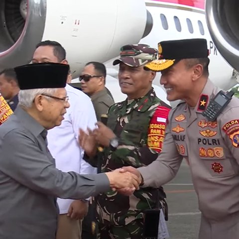 Brigjen Sabilul Alif bertemu Wapres Ma'aruf Amin.