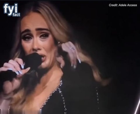 Awalnya Menyenangkan, Adele Tiba-tiba Menangis Penuh Emosional di Tengah Konser karena Pria ini