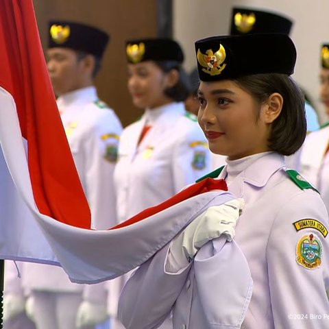 Sosok Violetha Agryka Sianturi, Siswi SMA N 1 Sibolga yang Jadi Pemimpin pada Upacara Pengukuhan Paskibraka&nbsp;di&nbsp;IKN