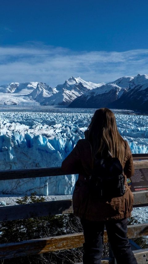 FOTO: Potret Keindahan Gletser Perito Moreno di Taman Nasional Los Glaciares Argentina yang Membius Pandangan!