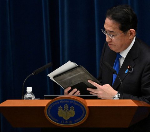 FOTO: Momen Fumio Kishida Umumkan Pengunduran Dirinya Sebagai Perdana Menteri Jepang