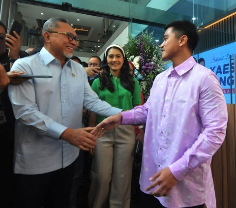 FOTO: Bertemu Zulkifli Hasan, Kaesang Pangarep Terang-Terangan Bakal Koalisi PSI dan PAN pada 2029