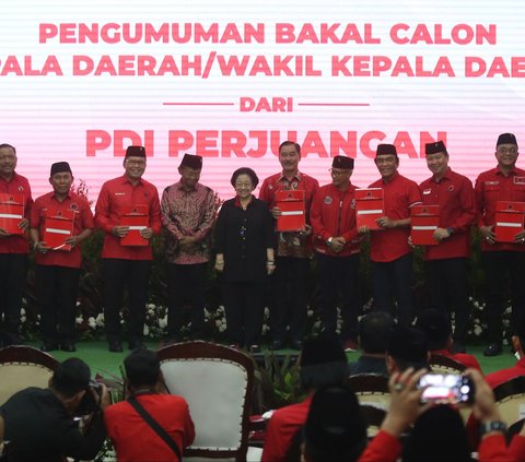 FOTO: Takut PDIP Diambil Alih, Megawati Pilih Jadi Ketum Lagi