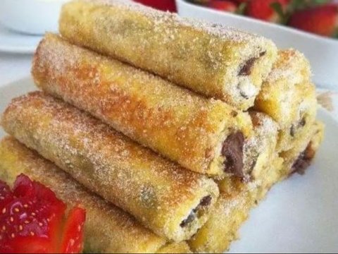 3. Roti Tawar Gulung Coklat