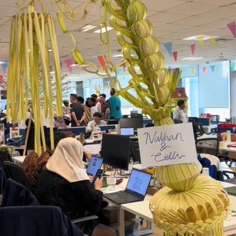 Momen Seru Kantor Berubah Jadi Acara &lsquo;Nikahan&rsquo; Adat Betawi, Totalitas untuk Lomba Agustusan