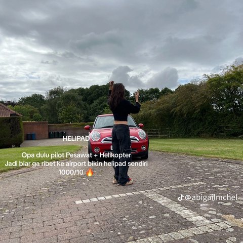 Punya helipad pribadi, rumah nenek Abigail Morris di Inggris ini curi perhatian.