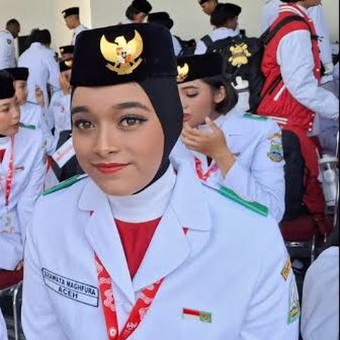 Sosok Dzawata Maghfura, Paskibraka Asal Aceh yang Ramai Diperbincangkan Publik