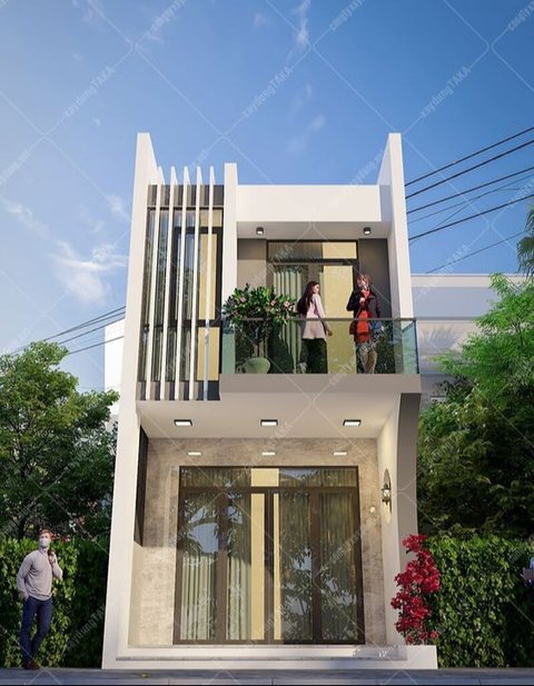 Desain Rumah 2 Lantai Minimalis Type 36