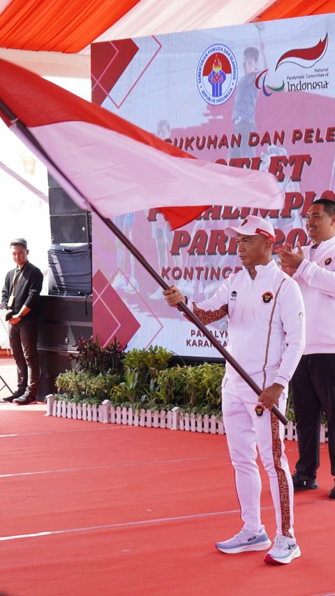 JAM-Intelijen Prof. Dr. Reda Manthovani Turut Melaksanakan Pengukuhan dan Pelepasan Kontingen NPC Indonesia untuk Paralimpiade Paris 2024