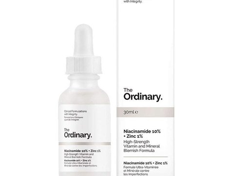 Serum: The Ordinary Niacinamide 10% + Zinc 1%<br>