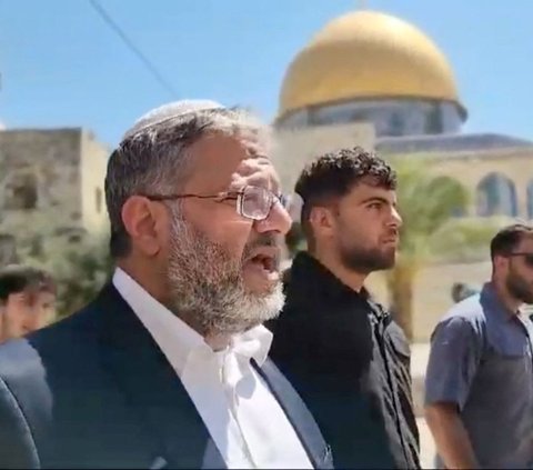 FOTO: Sosok Ben Gvir, Menteri Israel yang Picu Kemarahan Usai Ajak Ribuan Umat Yahudi Ibadah di Al Aqsa