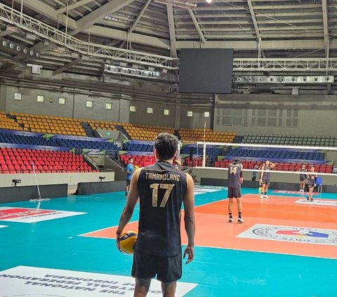 FOTO: Timnas Voli Putra Indonesia Matangkan Persiapan Jelang Duel Lawan Thailand di SEA V League 2024