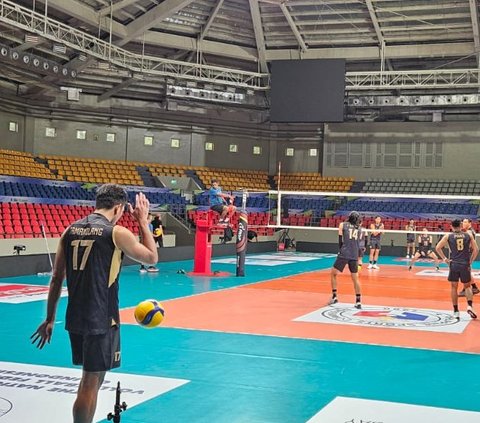 FOTO: Timnas Voli Putra Indonesia Matangkan Persiapan Jelang Duel Lawan Thailand di SEA V League 2024