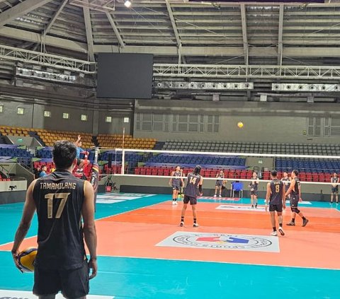 FOTO: Timnas Voli Putra Indonesia Matangkan Persiapan Jelang Duel Lawan Thailand di SEA V League 2024