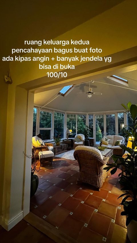 Indonesian Girl Reviews Her Grandmother's House in England, Equipped with a Helipad and the Distance from the Front Door to the Gate is Good for Jogging