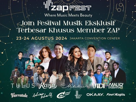 15th Anniversary, ZAP Holds the Largest Exclusive Music Festival in Indonesia for Free