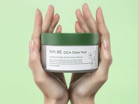 NPURE Cica Clear Pad: Eksfoliasi Menyeluruh dengan Dual Exfoliator