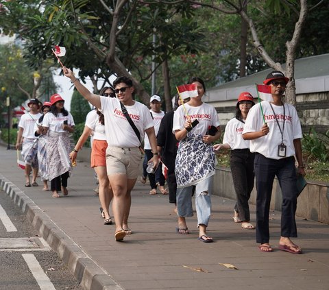 The Excitement of Havaianas City Walk Celebrates the 79th Anniversary of the Republic of Indonesia by Exploring Iconic Places in Jakarta