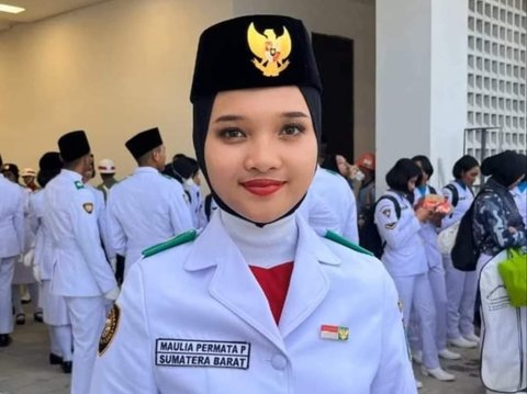 Viral! Previously Designated as the Flag Bearer, the Paskibraka from West Sumatra Was Suddenly Replaced by Someone Without a Hijab at the Last Minute