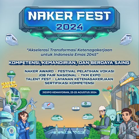 Kemnaker Akan Gelar Naker Fest 2024, Buka Ratusan Ribu Loker