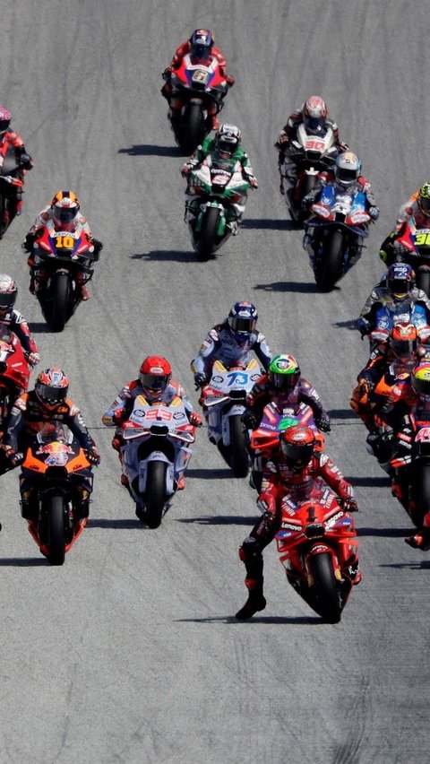 FOTO: Momen Bagnaia Juara MotoGP Austria 2024 hingga Aksi Tak Terduga Marc Marquez Salip 9 Pembalap