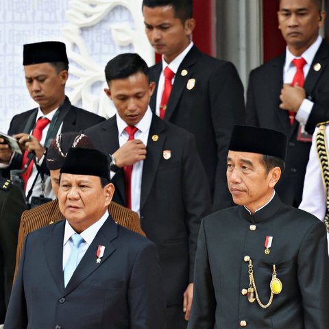 Jokowi dan Prabowo di Sidang Tahunan MPR