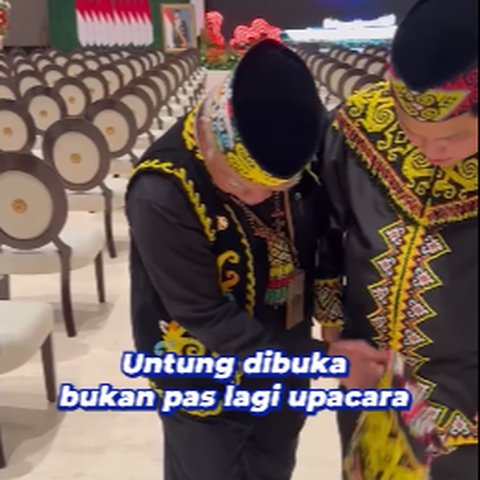 Tahun Ini Duduk di IKN 'LDR', Ternyata Ada Juga Momen Pak Bas Usil Cek Baju Erick Thohir