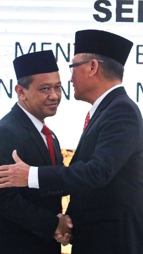 FOTO: Momen Sertijab Bahlil Lahadalia Resmi Jadi Menteri ESDM Gantikan Arifin Tasrif