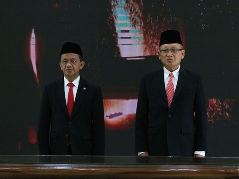 FOTO: Momen Sertijab Bahlil Lahadalia Resmi Jadi Menteri ESDM Gantikan Arifin Tasrif