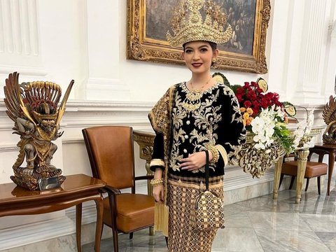 Potret Selvi Ananda saat Hadir di Upacara Kemerdekaan RI di Jakarta, Penampilan Ibu Wakil Presiden Terpilih Cantik dan Anggun