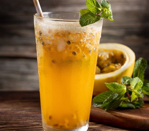 Fresh Passion Fruit Ice Recipe Without Sugar, Refreshing and Healthy