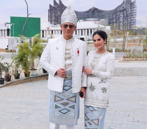 Portrait of Officials' Style at the 79th Anniversary Ceremony of the Republic of Indonesia in IKN, Focus on AHY's Wedding Attire