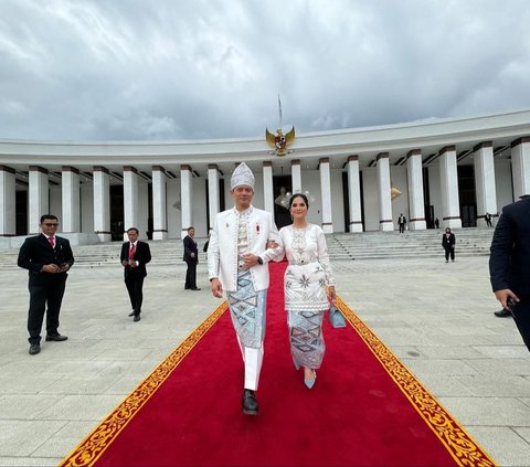 Portrait of Officials' Style at the 79th Anniversary Ceremony of the Republic of Indonesia in IKN, Focus on AHY's Wedding Attire