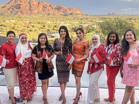 8 Momen Keseruan Farah Quinn Rayakan Kemerdekaan RI ke-79 di Amerika Serikat, Gelar Lomba Makan Kerupuk