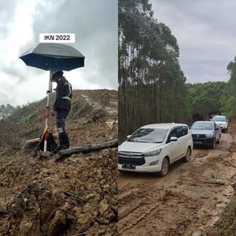 Petugas Survei Tanah Unggah Momen Kerjanya saat IKN Masih Hutan hingga Kini Jadi Kota Indah, Penuh Perjuangan