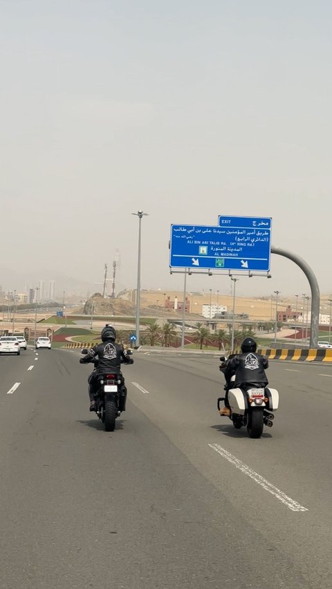 Tears Flow Throughout the Journey, Alfie Alfandy's Dream of Bikers Dakwah Touring in the Holy Land Comes True