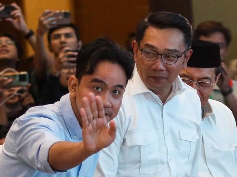 FOTO: Penampakan Kedekatan Gibran Duduk Bareng dengan Ridwan Kamil dan Suswono saat Deklarasi Pasangan Pilgub DKI Jakarta