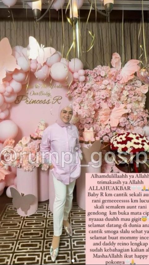 Syahrini Gives Birth to a Baby Girl, Asiyahrani Reveals Characteristics of Her New Niece