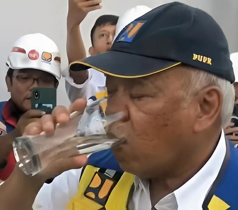 Jokowi Showcases Tap Water in IKN Safe to Drink, Minister PUPR Basuki Proves It Directly