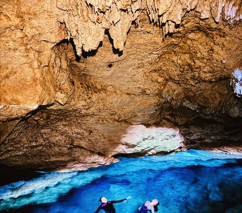 10 Momen Menantang Prilly Latuconsina Freedive di Gua, Ternyata Pemandangannya Indah Banget